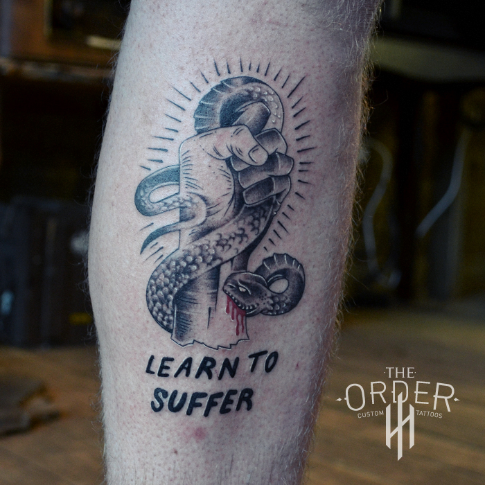 Snake And Hand Tattoo – The Order Custom Tattoos