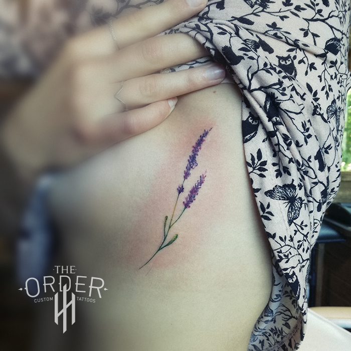 Small Lavender Tattoo – The Order Custom Tattoos