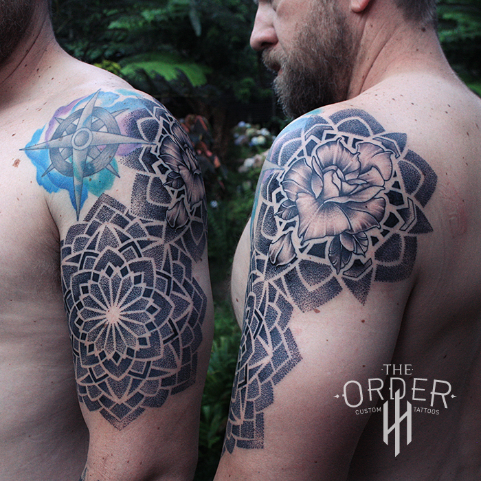 Mandala Pointillism Tattoo – The Order Custom Tattoos
