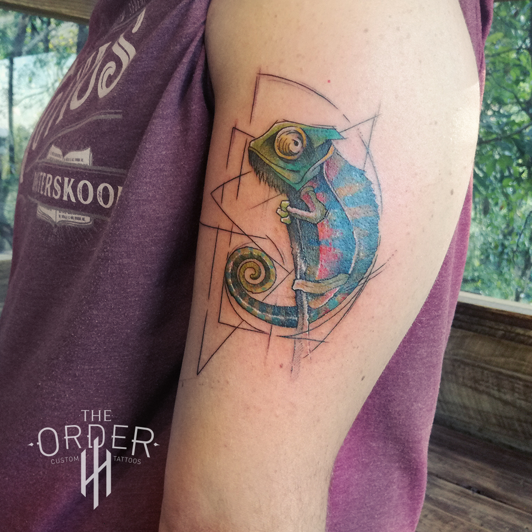 Chameleon Colour Tattoo – The Order Custom Tattoos
