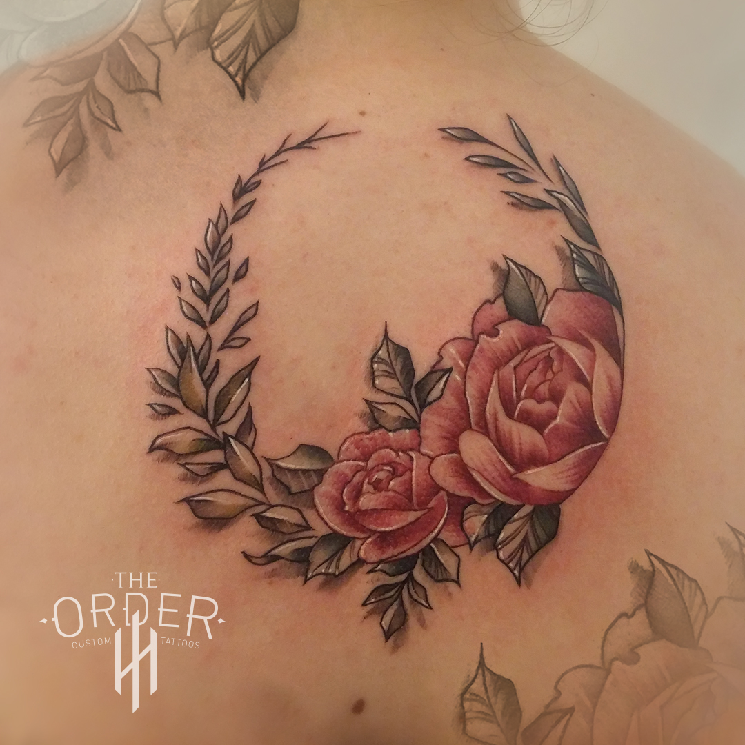 Flower Wreath Tattoo – The Order Custom Tattoos