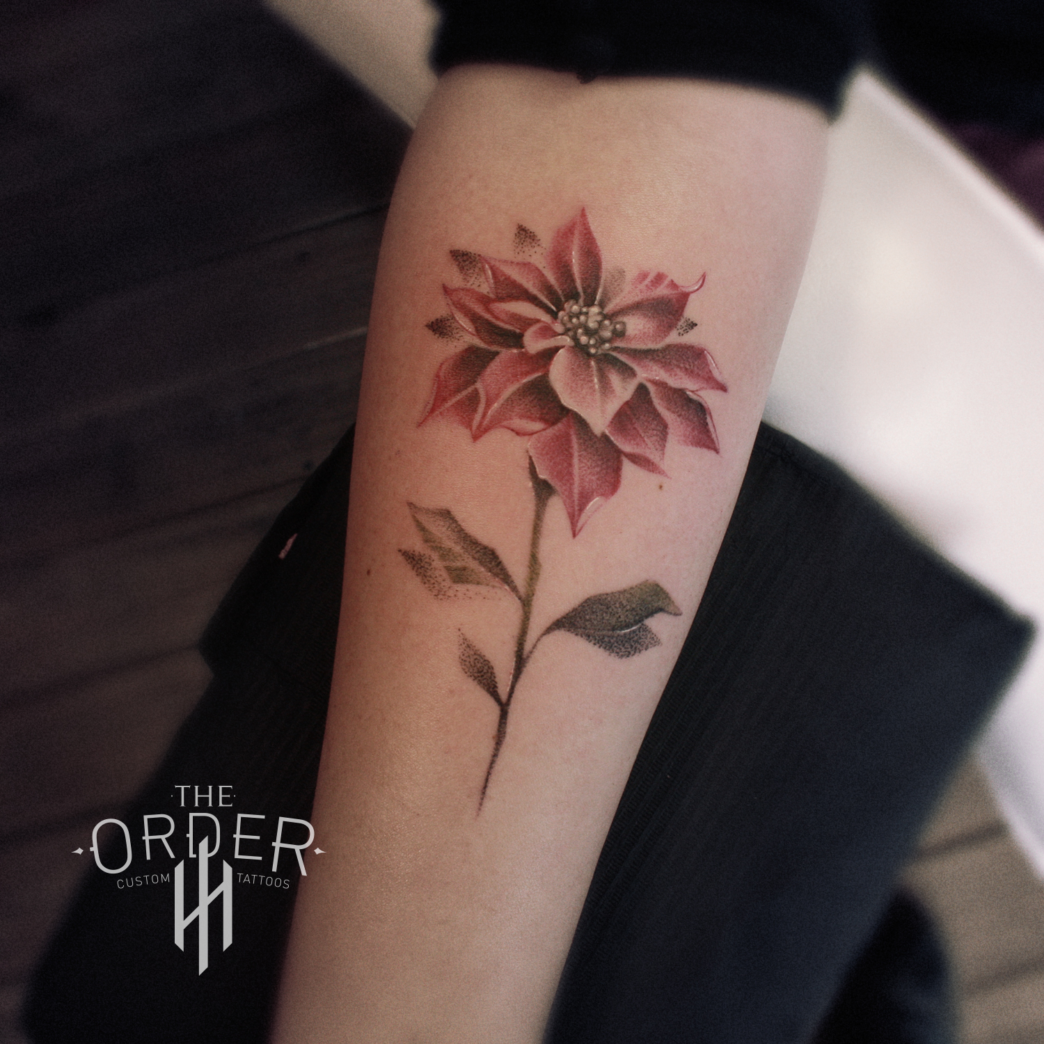 Flower Tattoo – The Order Custom Tattoos