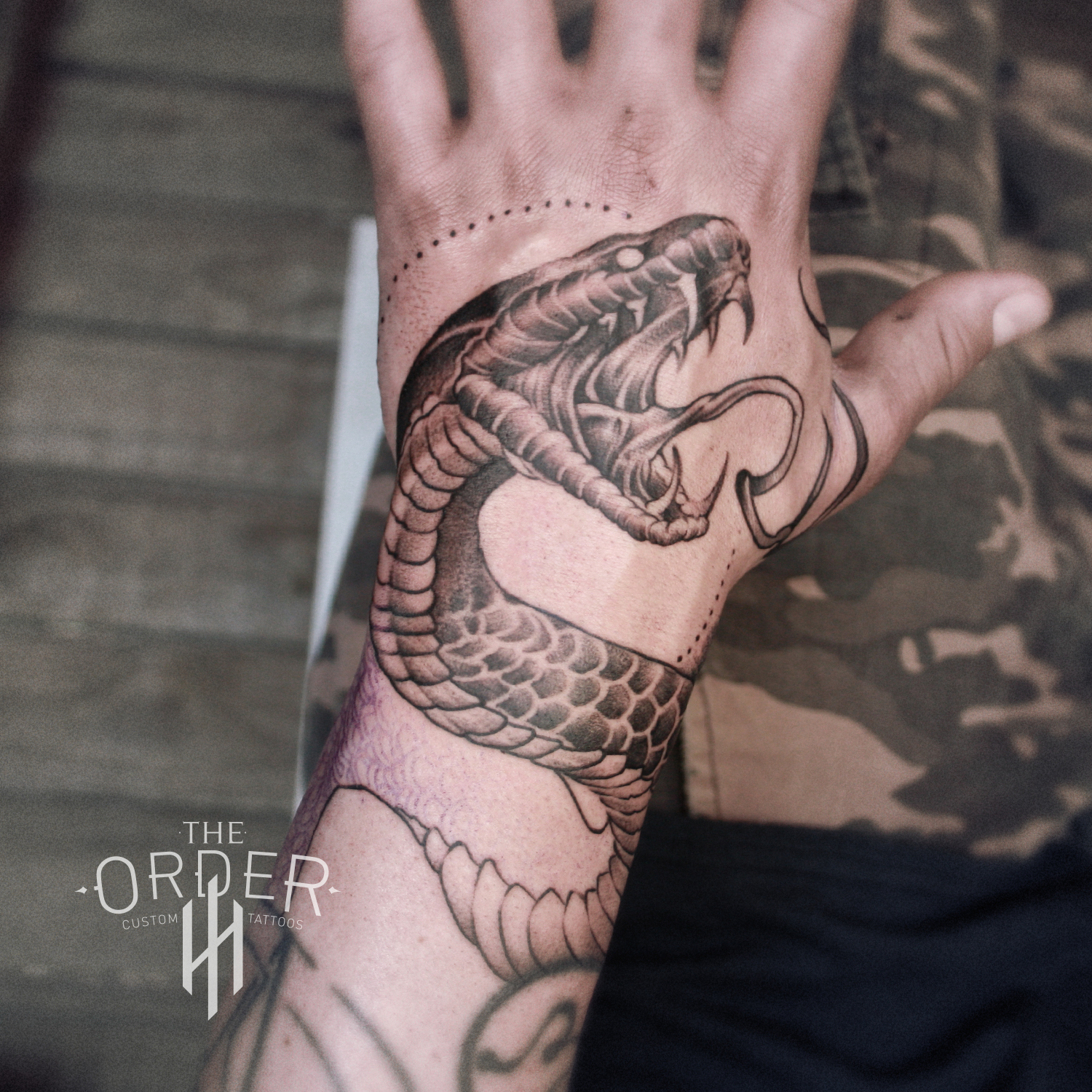 Snake Tattoo – The Order Custom Tattoos