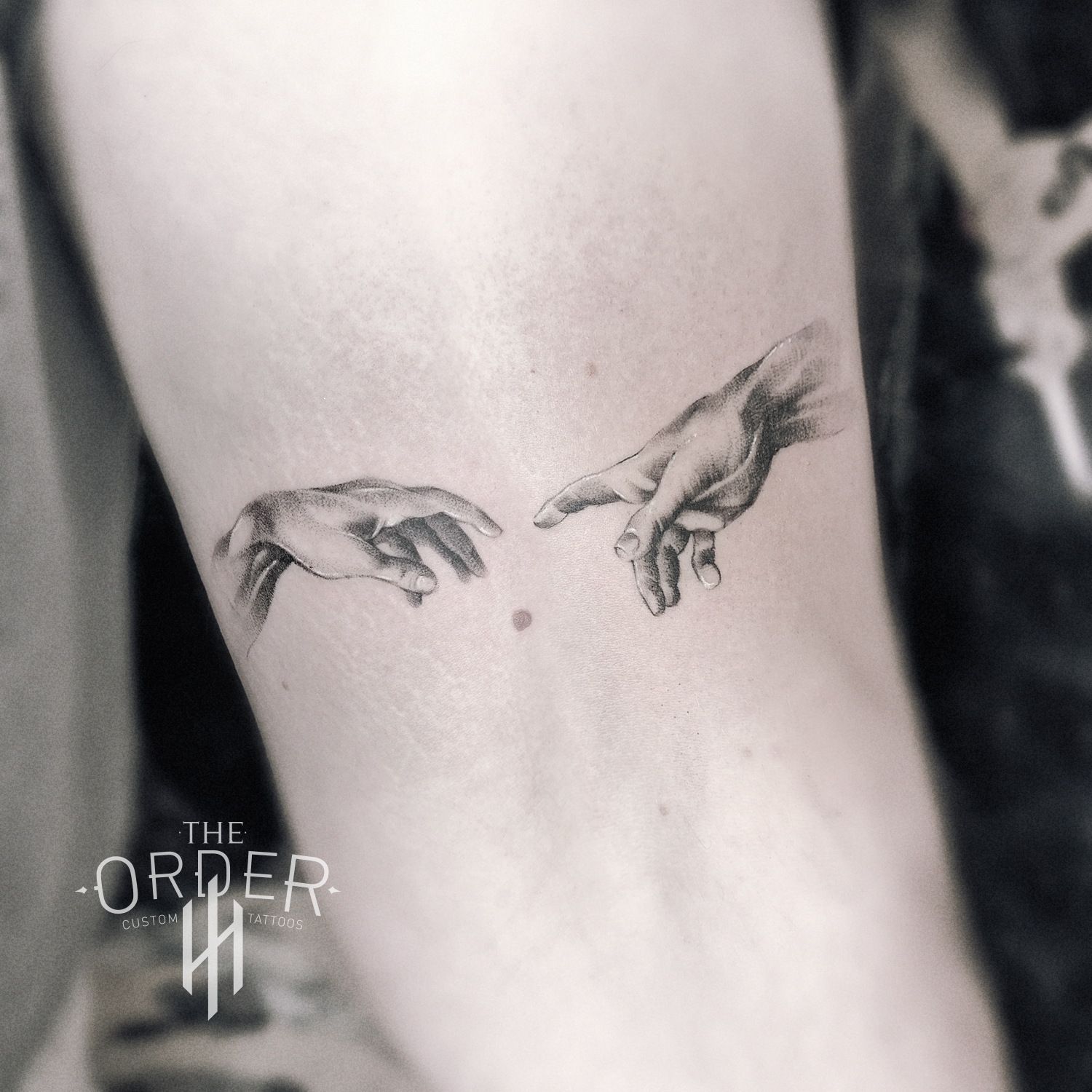 Hands Of God Tattoo – The Order Custom Tattoos
