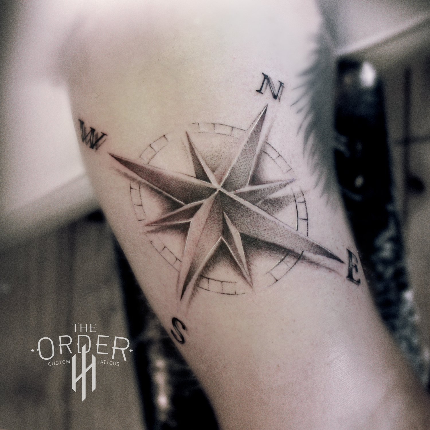 Compass Tattoo – The Order Custom Tattoos