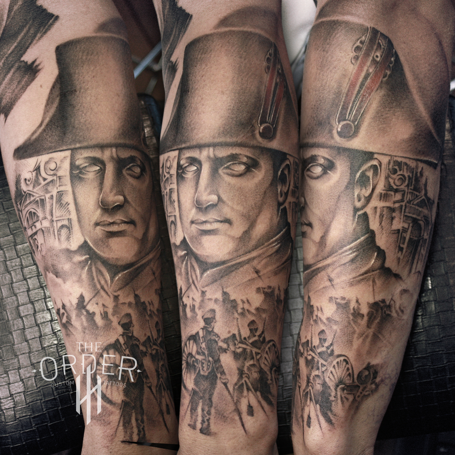 Napoleon Portrait Tattoo – The Order Custom Tattoos
