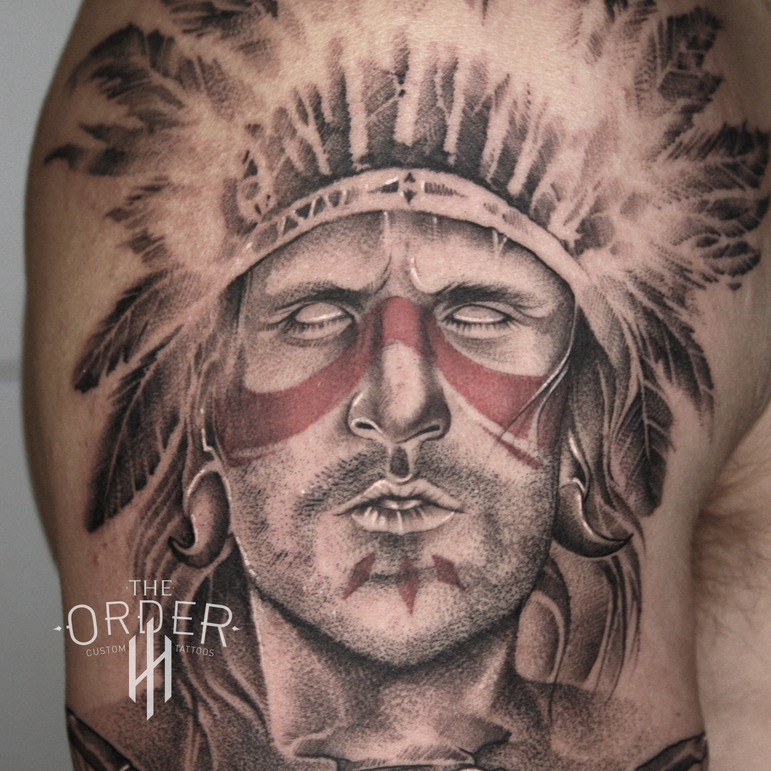 Indian Portrait Tattoo – The Order Custom Tattoos